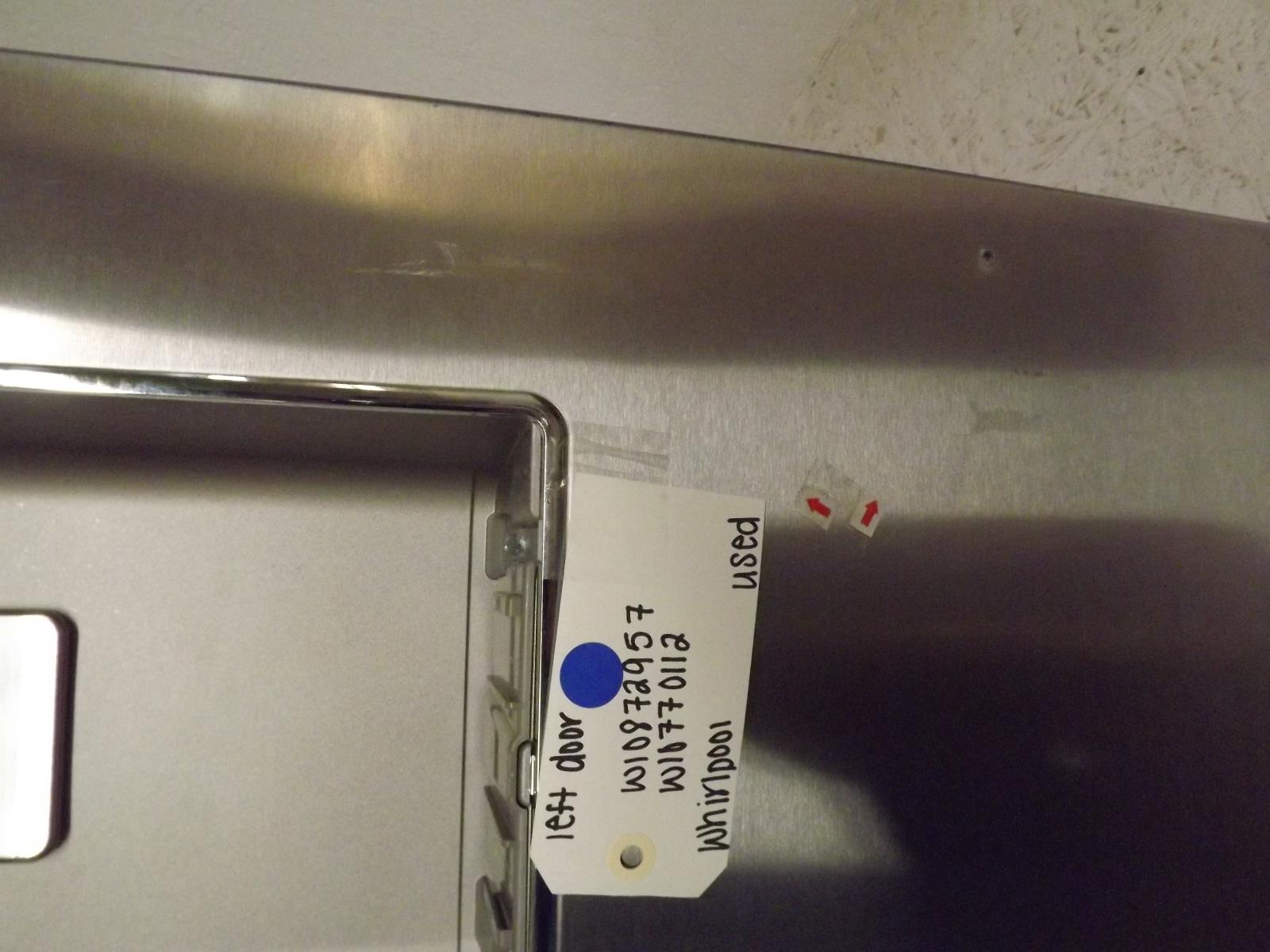 Whirlpool Refrigerator W10872957 W10770112 Left Door Used Whirlpool Refrigerator W10872957 W10770112 Left Door Used